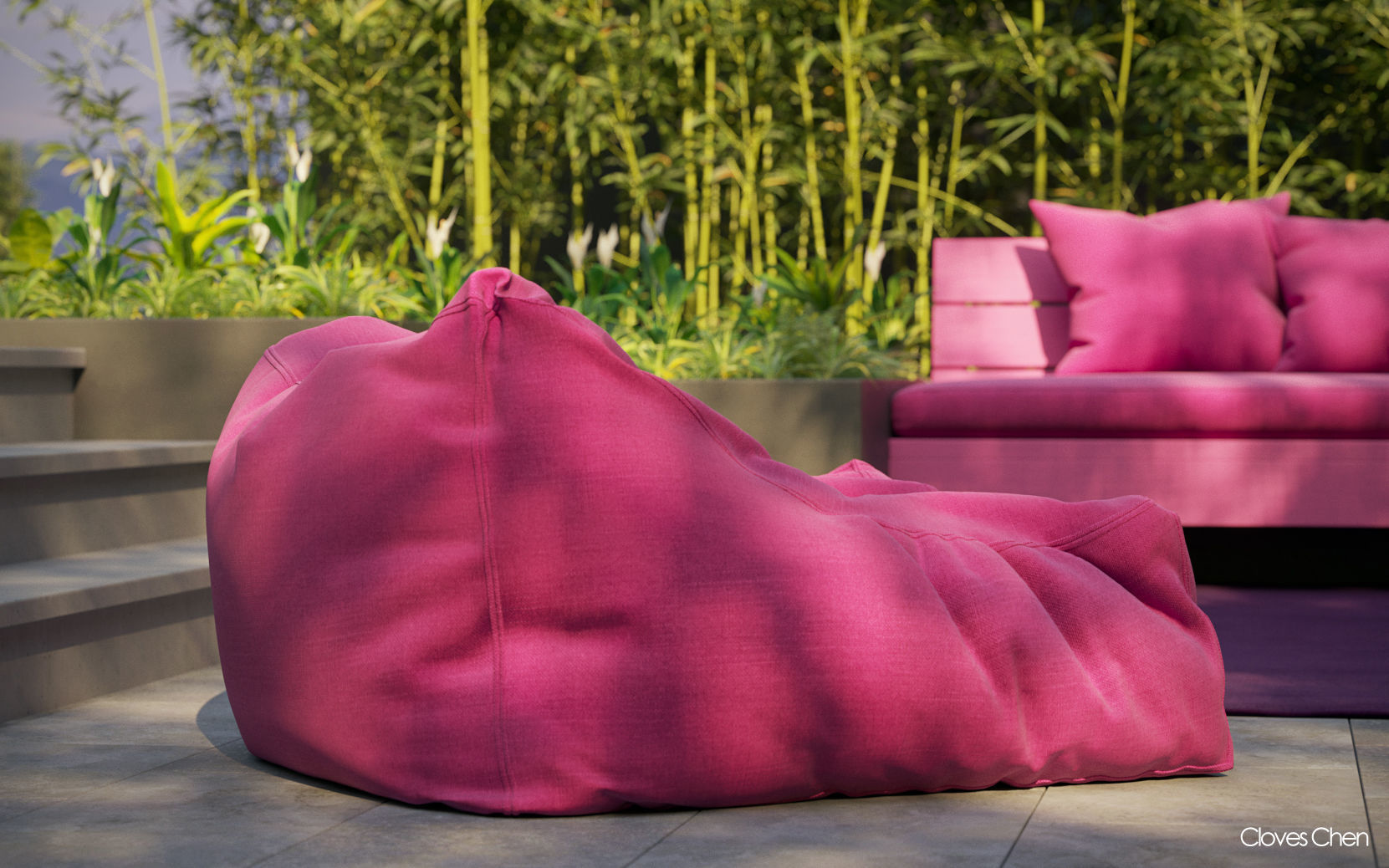 Bamboo Collection - Include GrowFX and Mesh file 3D model_7