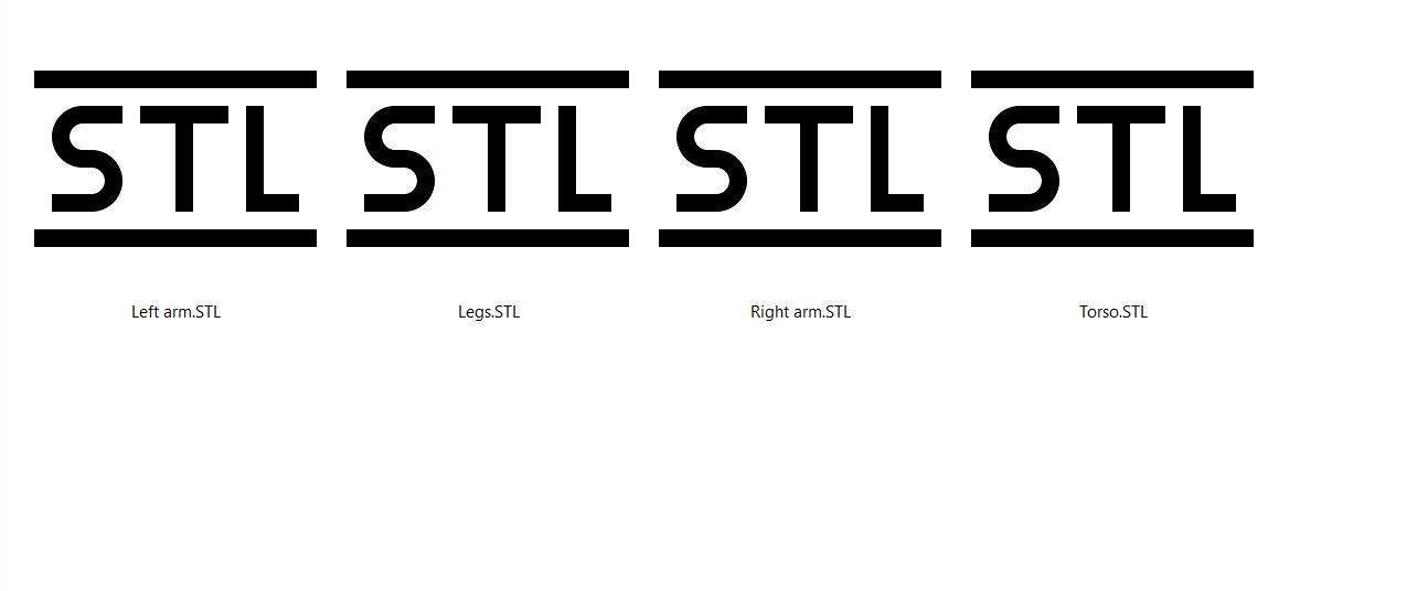 Robot 101 3D print model_4