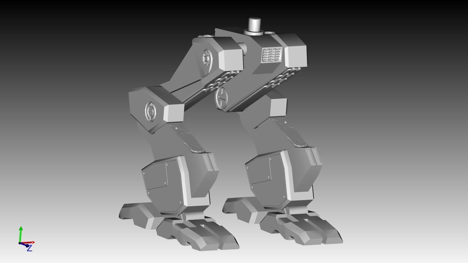 Robot 102 3D print model_2