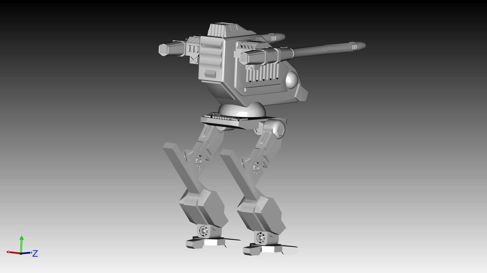 Robot 104 3D print model_1