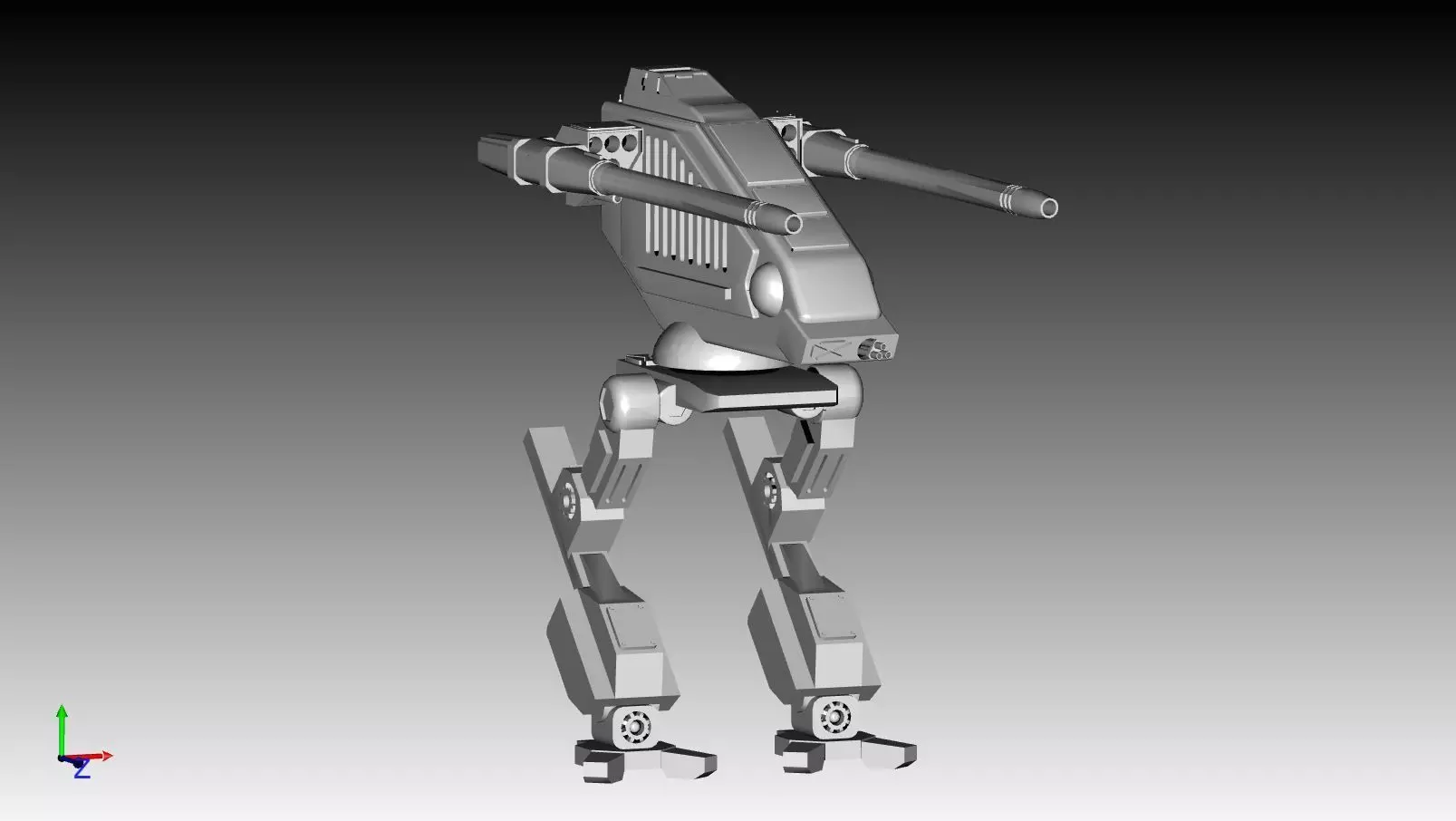 Robot 104 3D print model_0