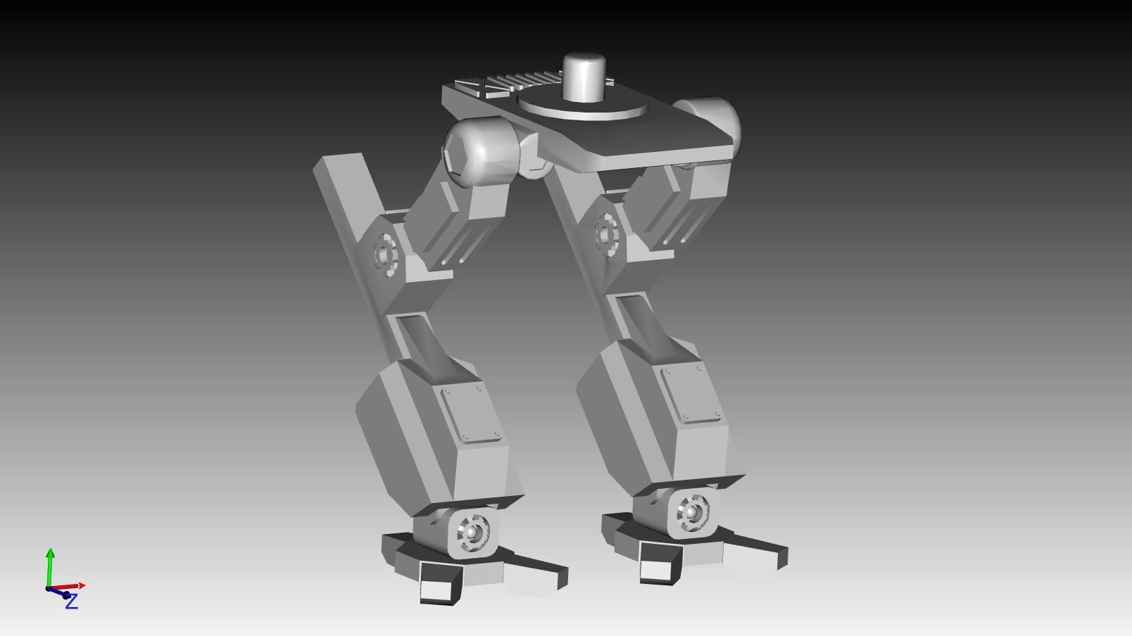 Robot 104 3D print model_2