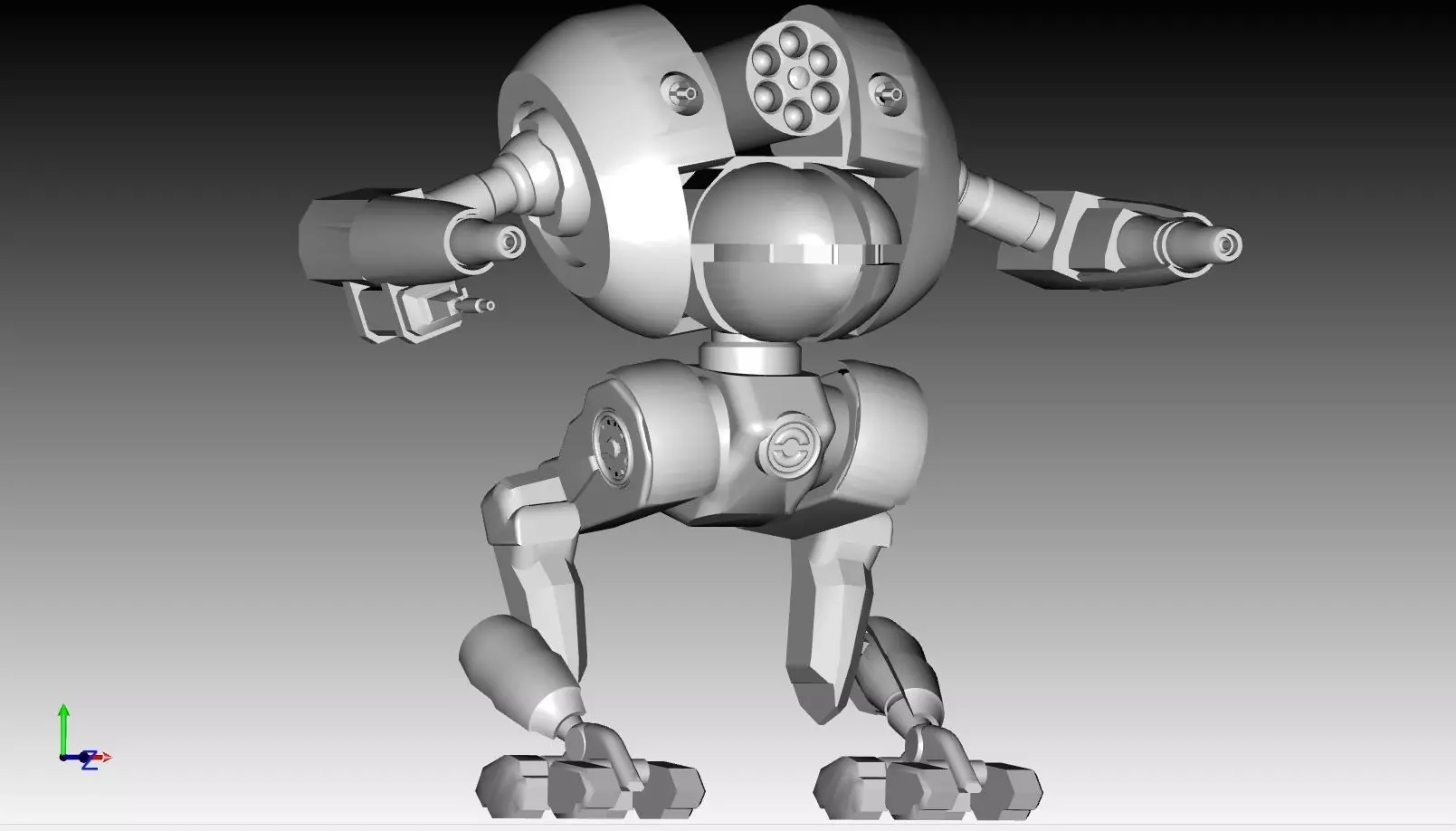 Robot 105 3D print model