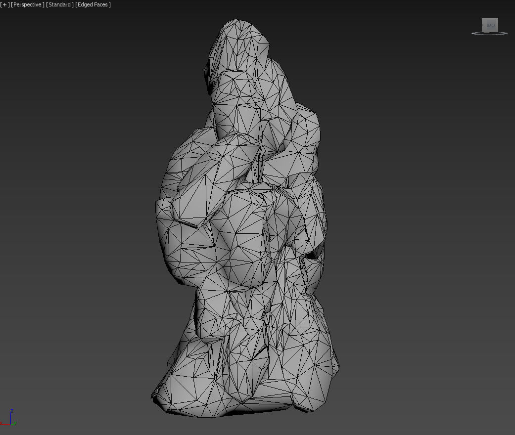 Low poly Ice Block Formation B 190421 Low-poly 3D model_25