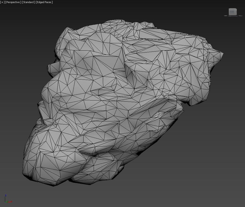Low poly Ice Block Formation B 190421 Low-poly 3D model_9