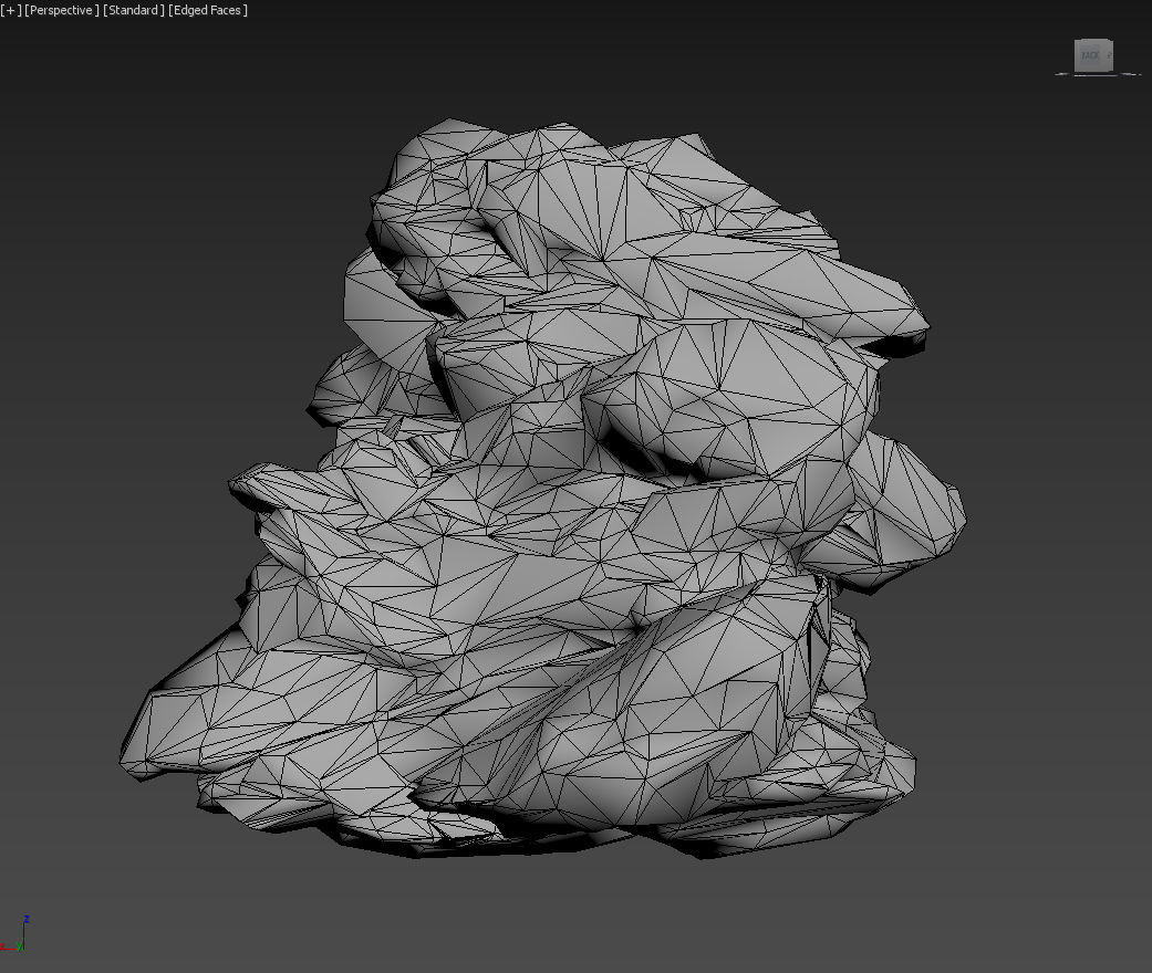 Low poly Ice Block Formation B 190421 Low-poly 3D model_41