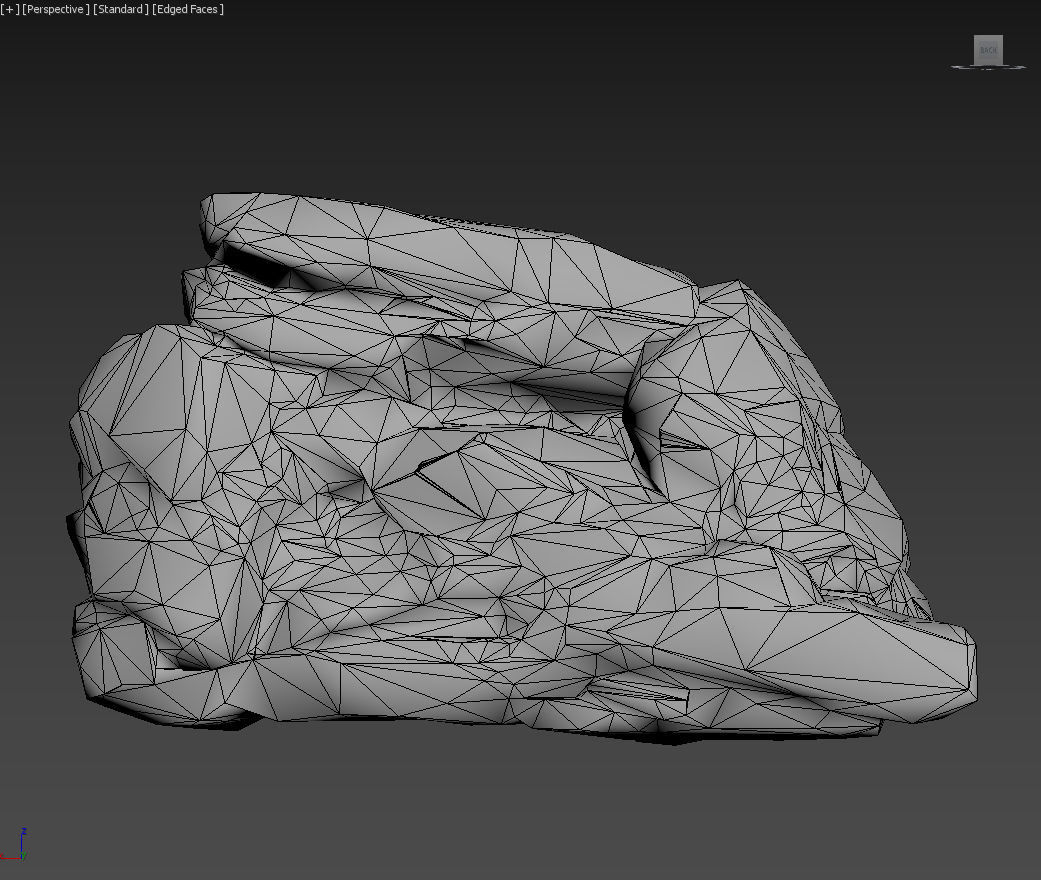 Low poly Ice Block Formation B 190421 Low-poly 3D model_13