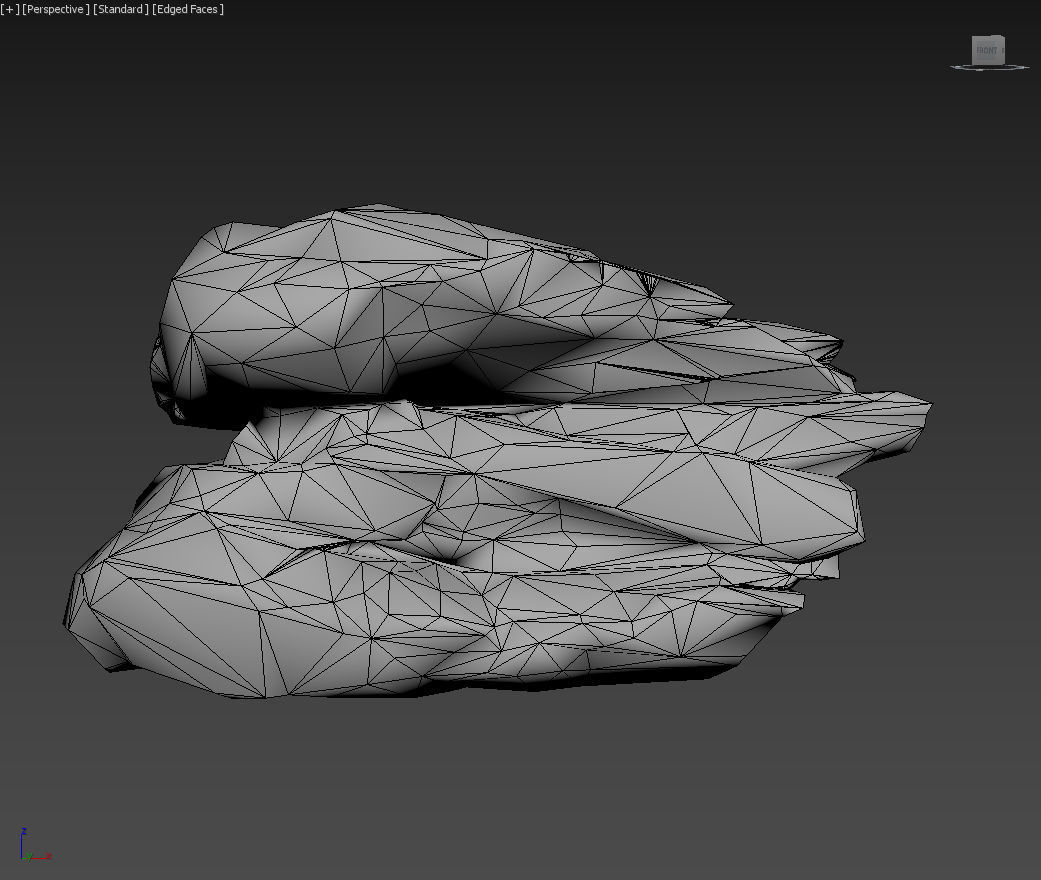 Low poly Ice Block Formation A 190421 Low-poly 3D model_33