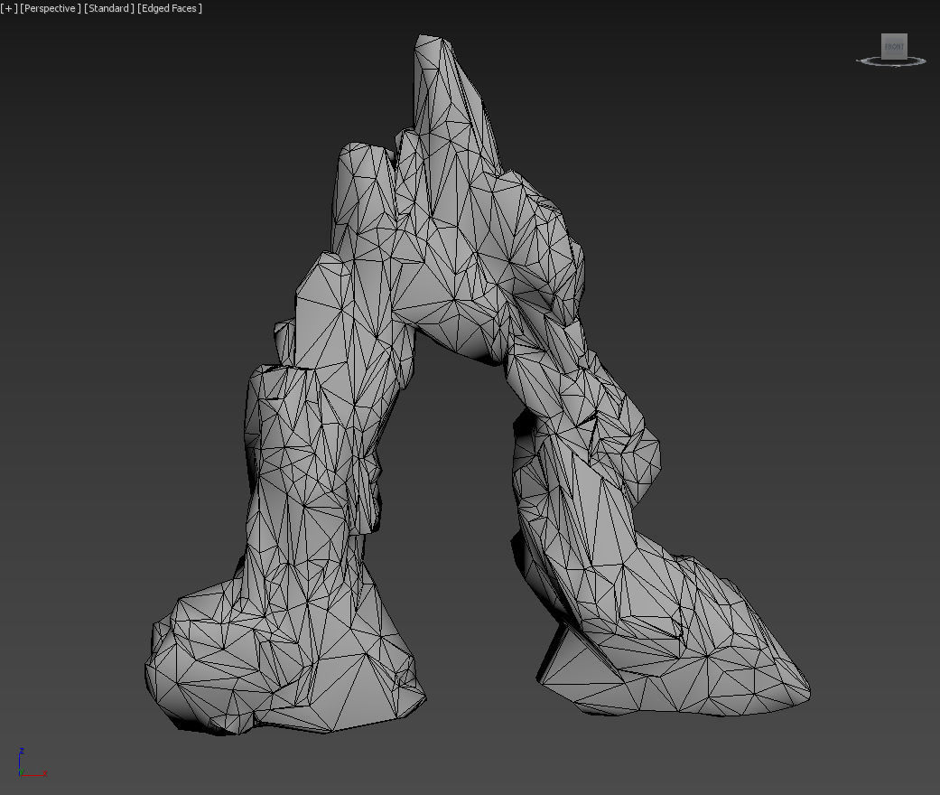 Low poly Ice Block Formation A 190421 Low-poly 3D model_25