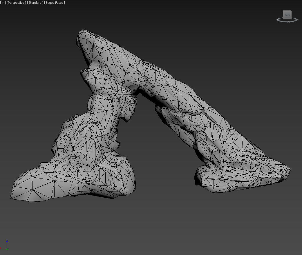 Low poly Ice Block Formation A 190421 Low-poly 3D model_21