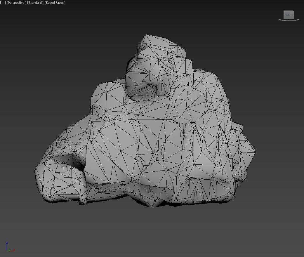 Low poly Ice Block Formation A 190421 Low-poly 3D model_17