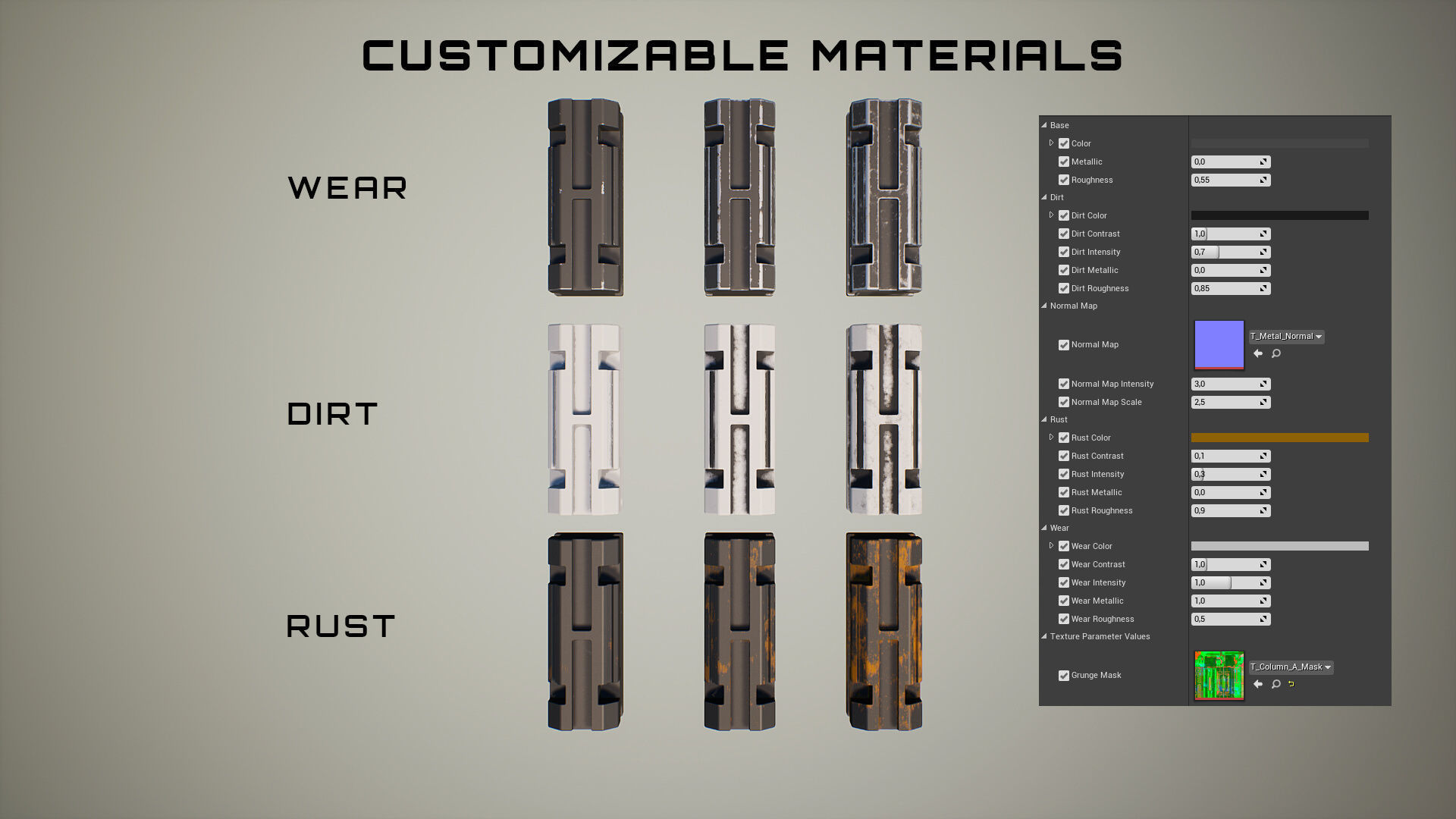 Sci-Fi Factory Low-poly 3D model_5