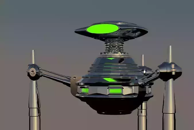 Alien Tripod 3D model