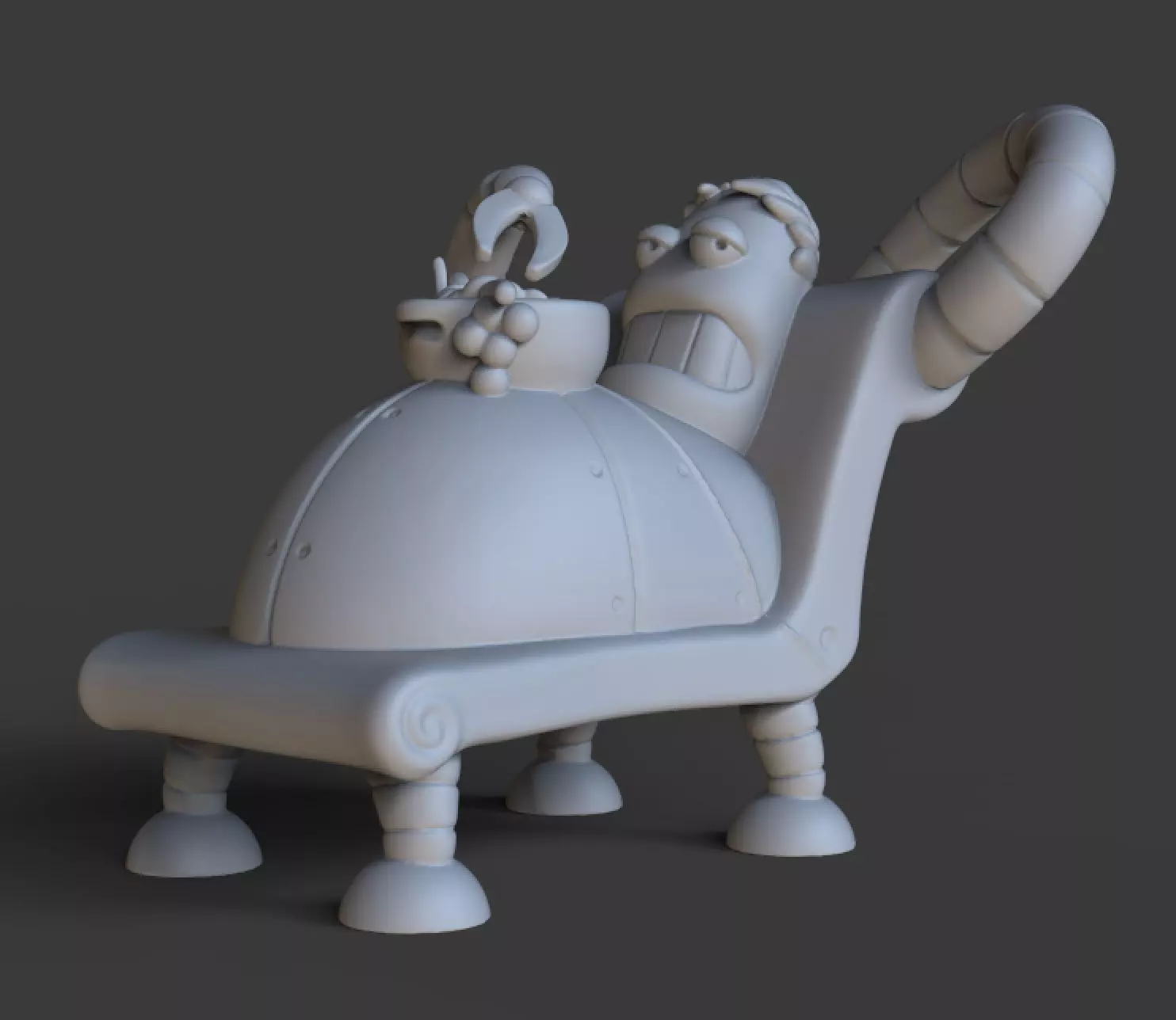 Hedonism Bot from Futurama TV series 3D print model_0