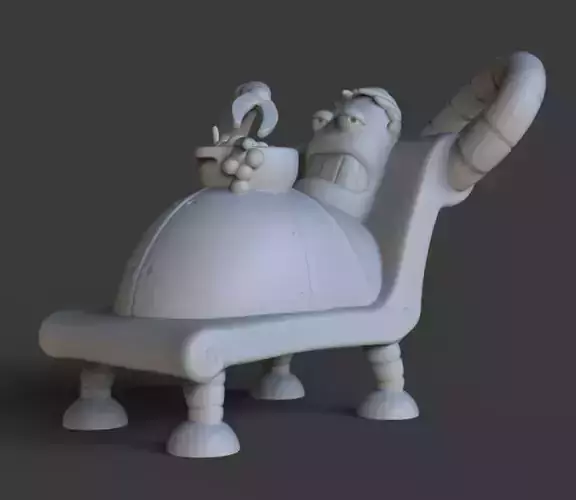 Hedonism Bot from Futurama TV series 3D print model