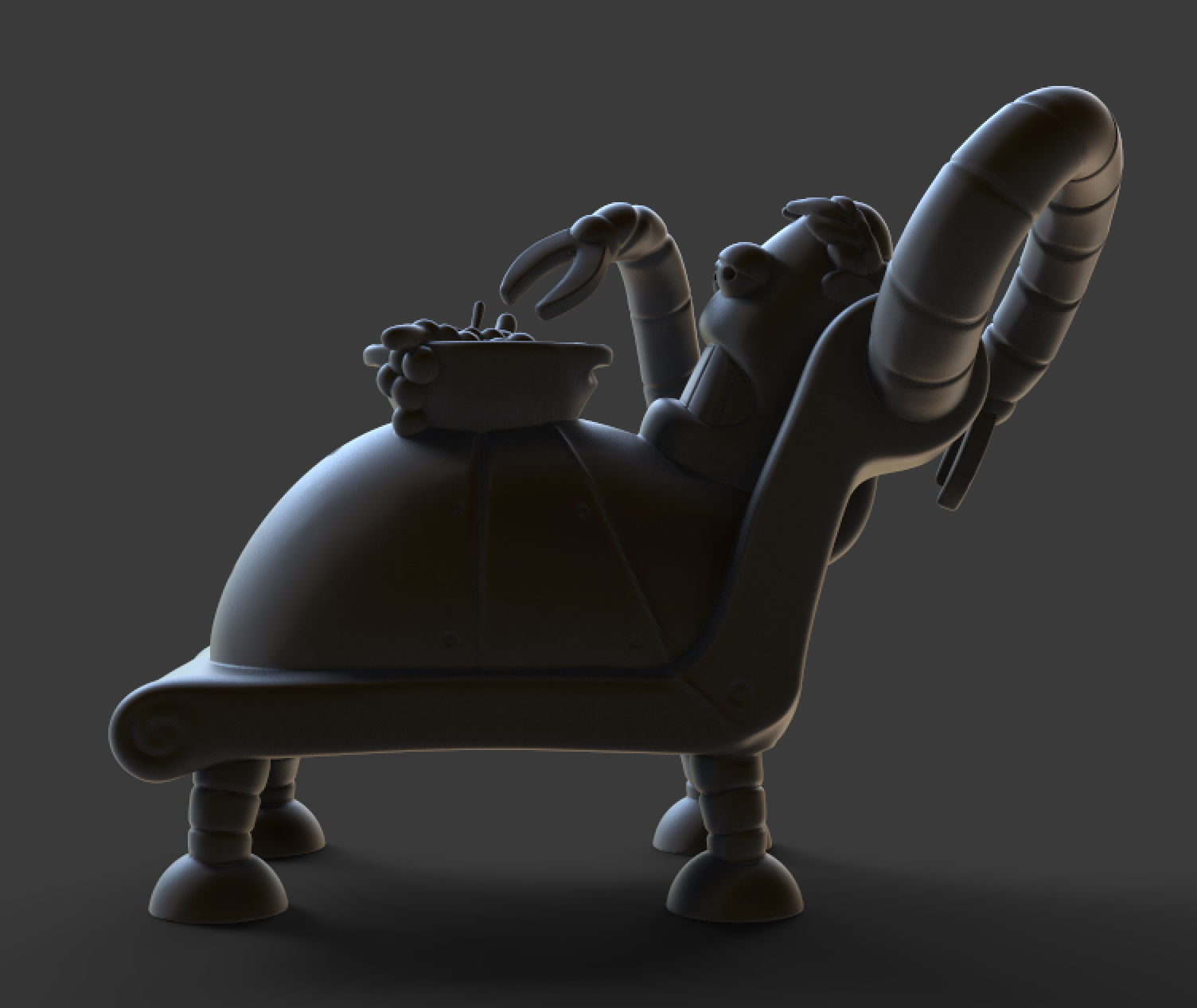Hedonism Bot from Futurama TV series 3D print model_1