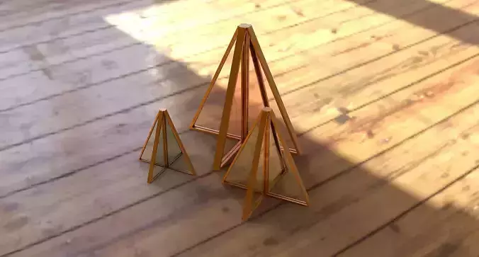 Christmas Tree Glass for Home Decor