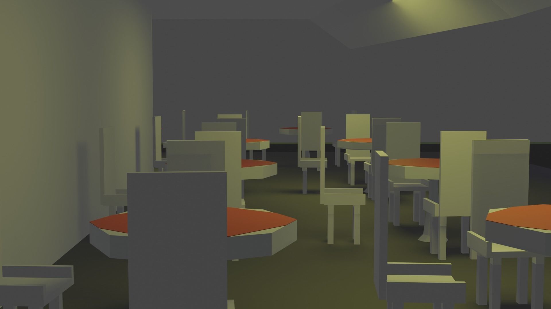 Burger Restaurant Free low-poly 3D model_4