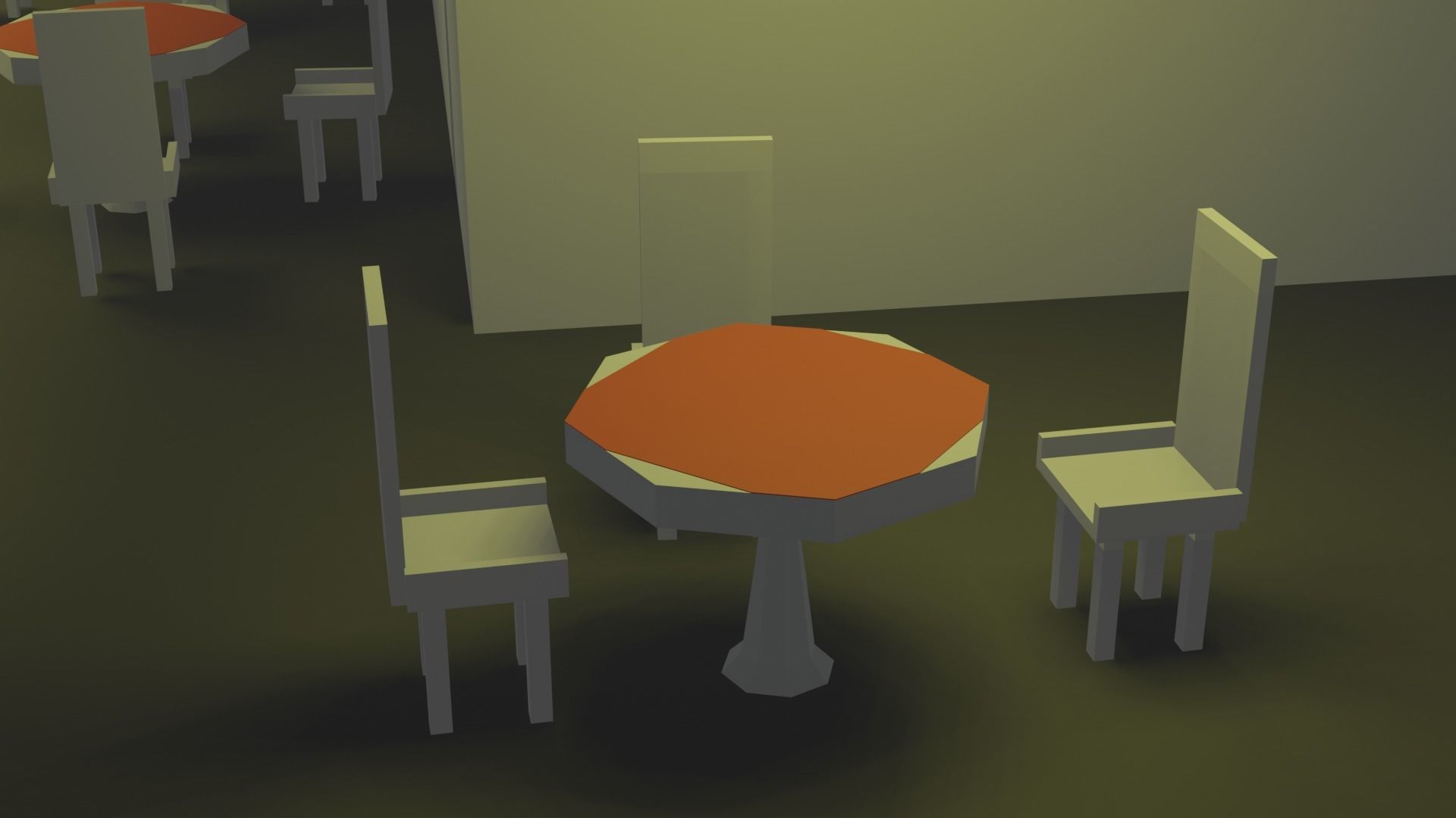 Burger Restaurant Free low-poly 3D model_3