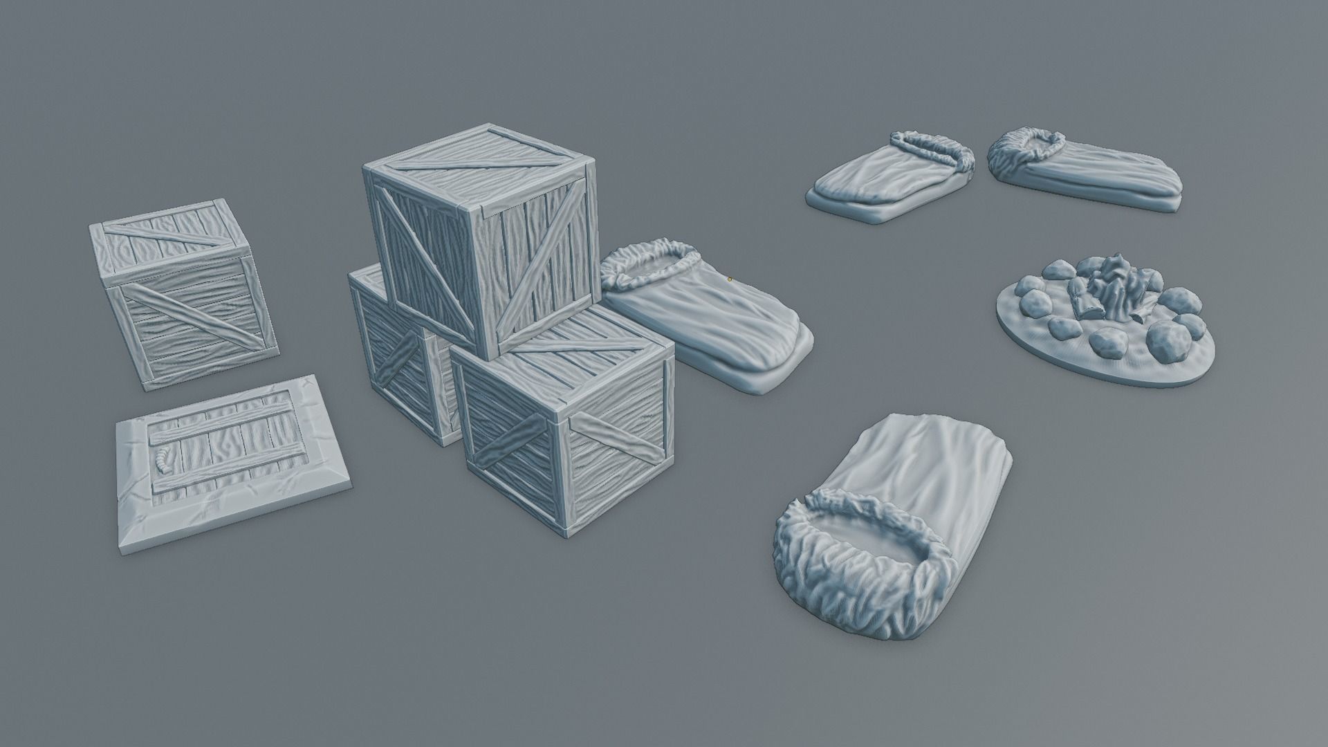 Dungeon Clutter for Tabletop Games 3D print model_12
