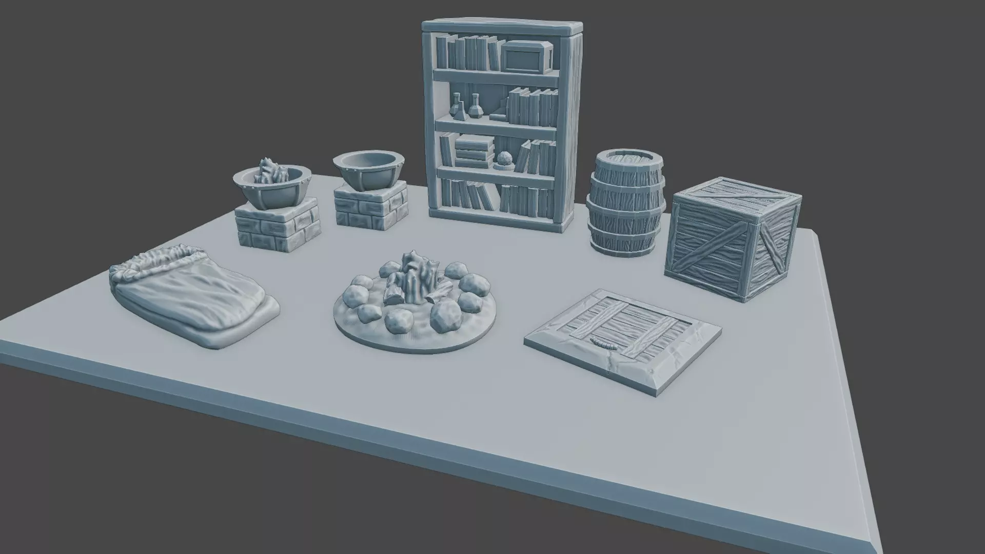 Dungeon Clutter for Tabletop Games 3D print model_0