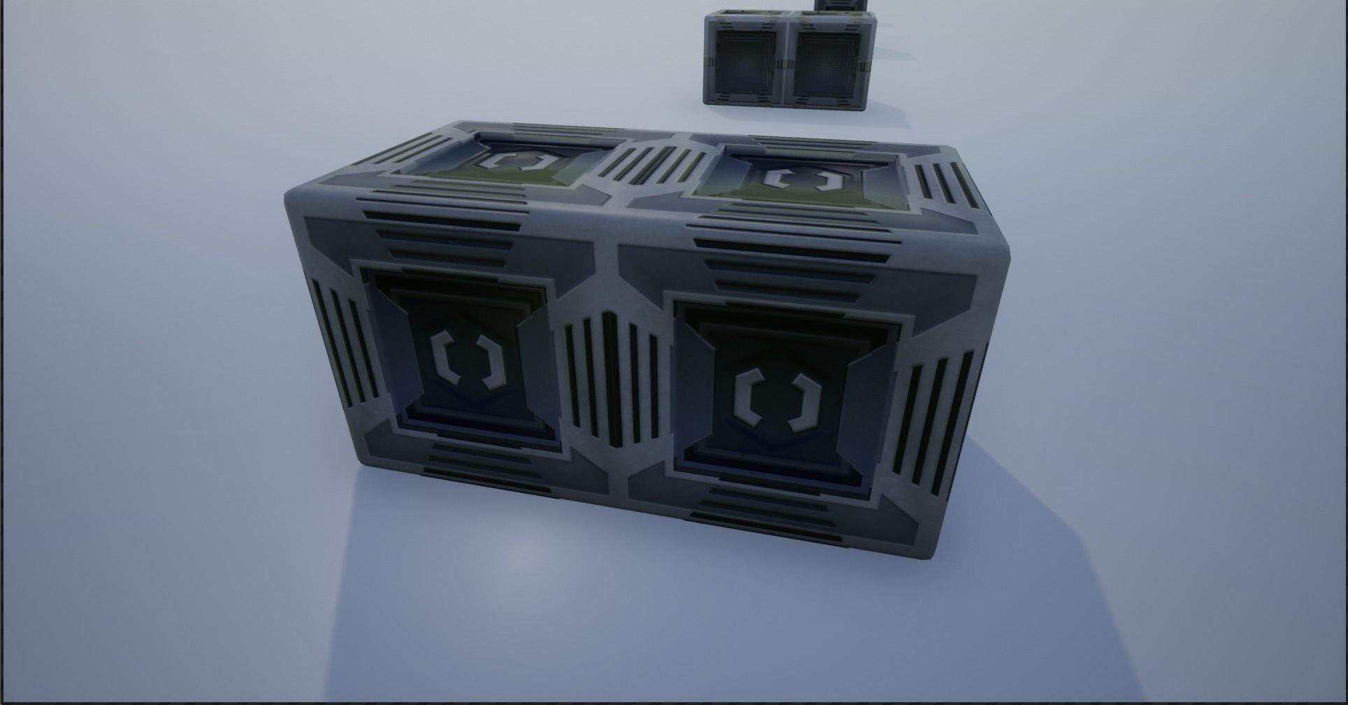 Sci-fi Crate And Container Collection _22