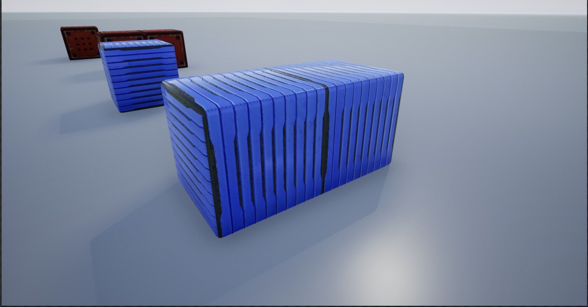 Sci-fi Crate And Container Collection _39