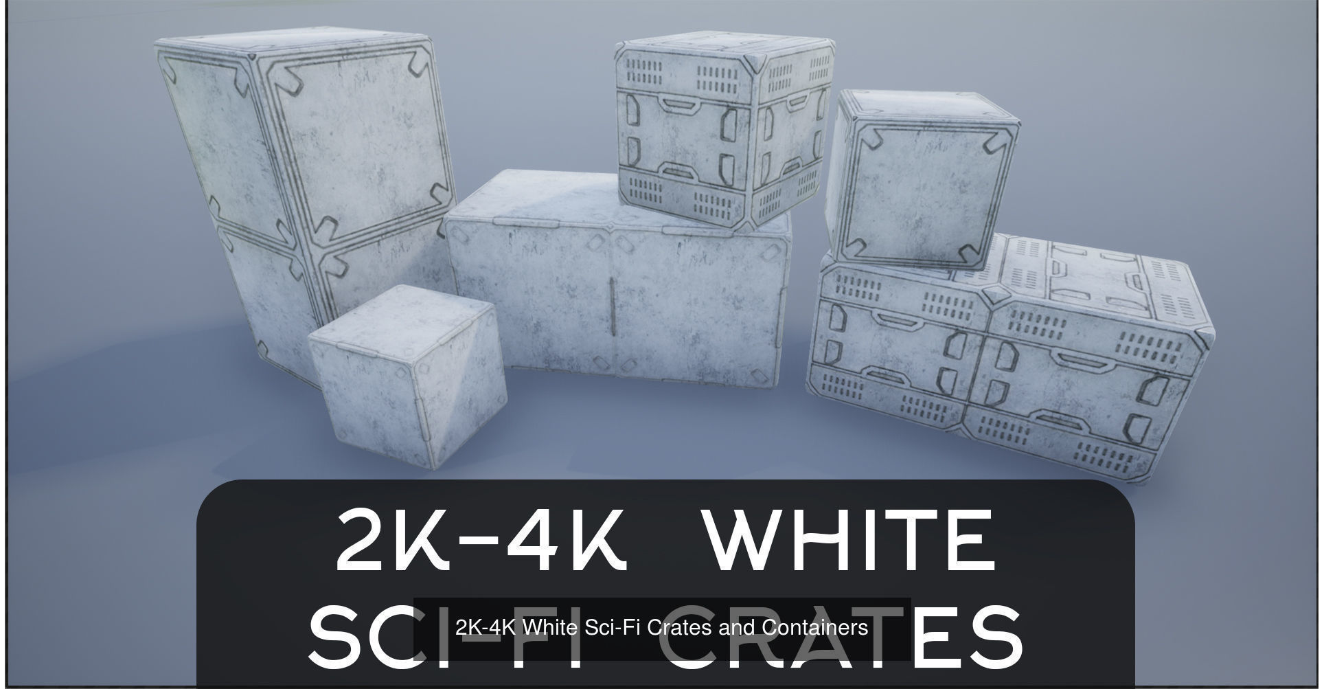 Sci-fi Crate And Container Collection _3