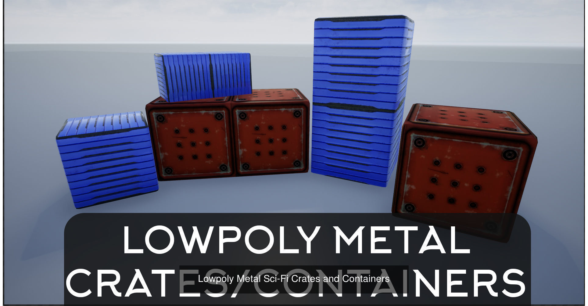 Sci-fi Crate And Container Collection _2