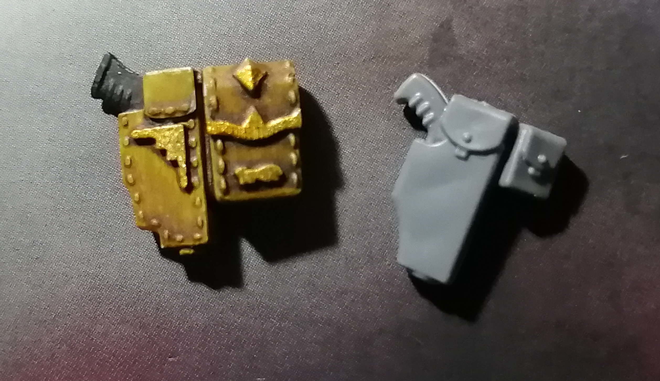 Pistol holster and pouch accessories for space viking wolves 3D print model_13