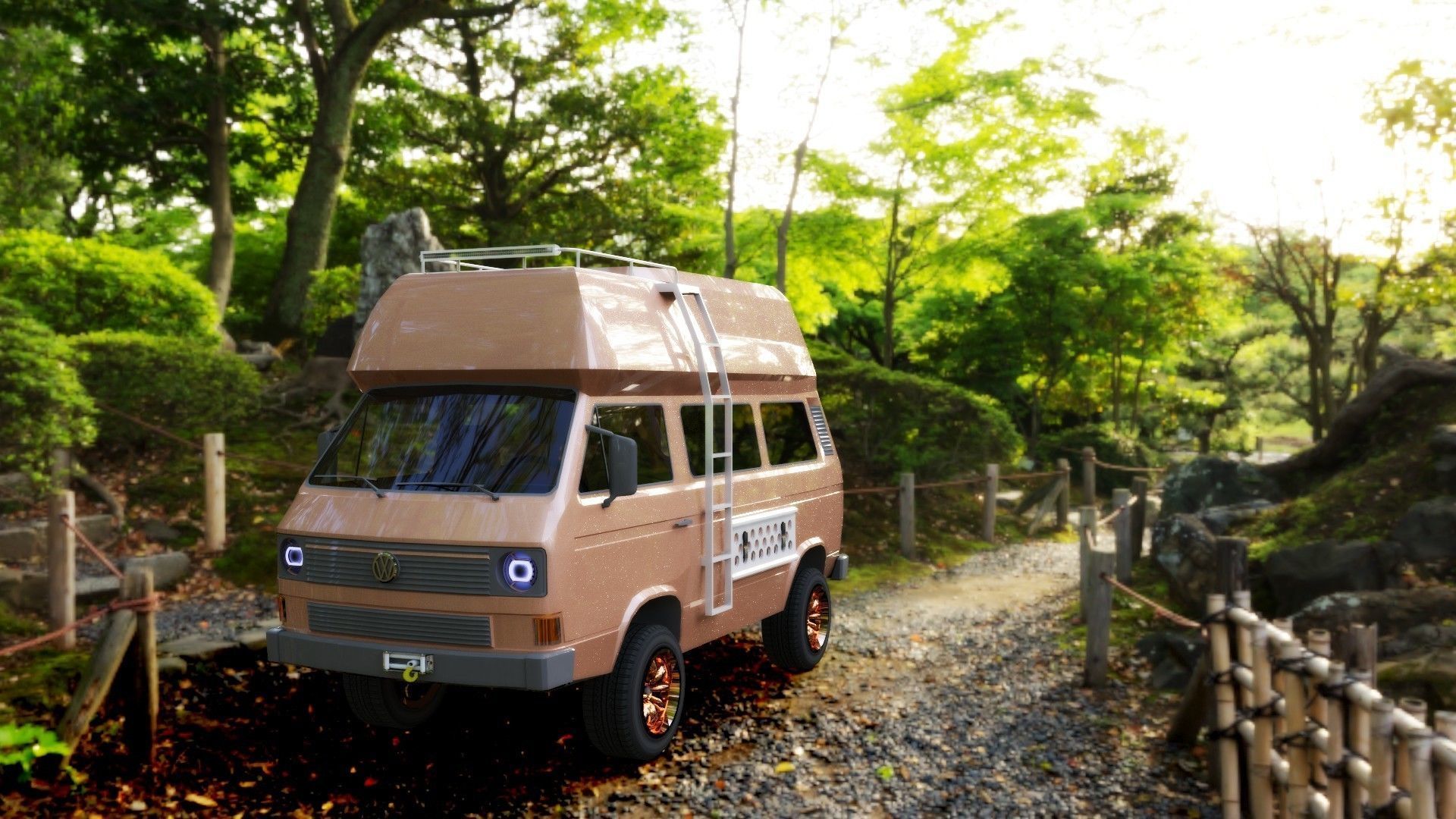 Volkswagen Transporter 3 VMHE 3D model_11