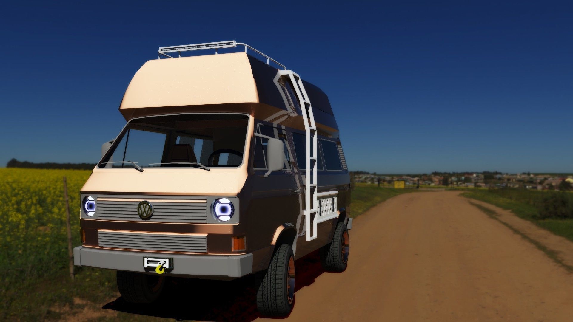 Volkswagen Transporter 3 VMHE 3D model_14