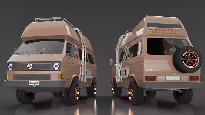 Volkswagen Transporter 3 VMHE 3D model