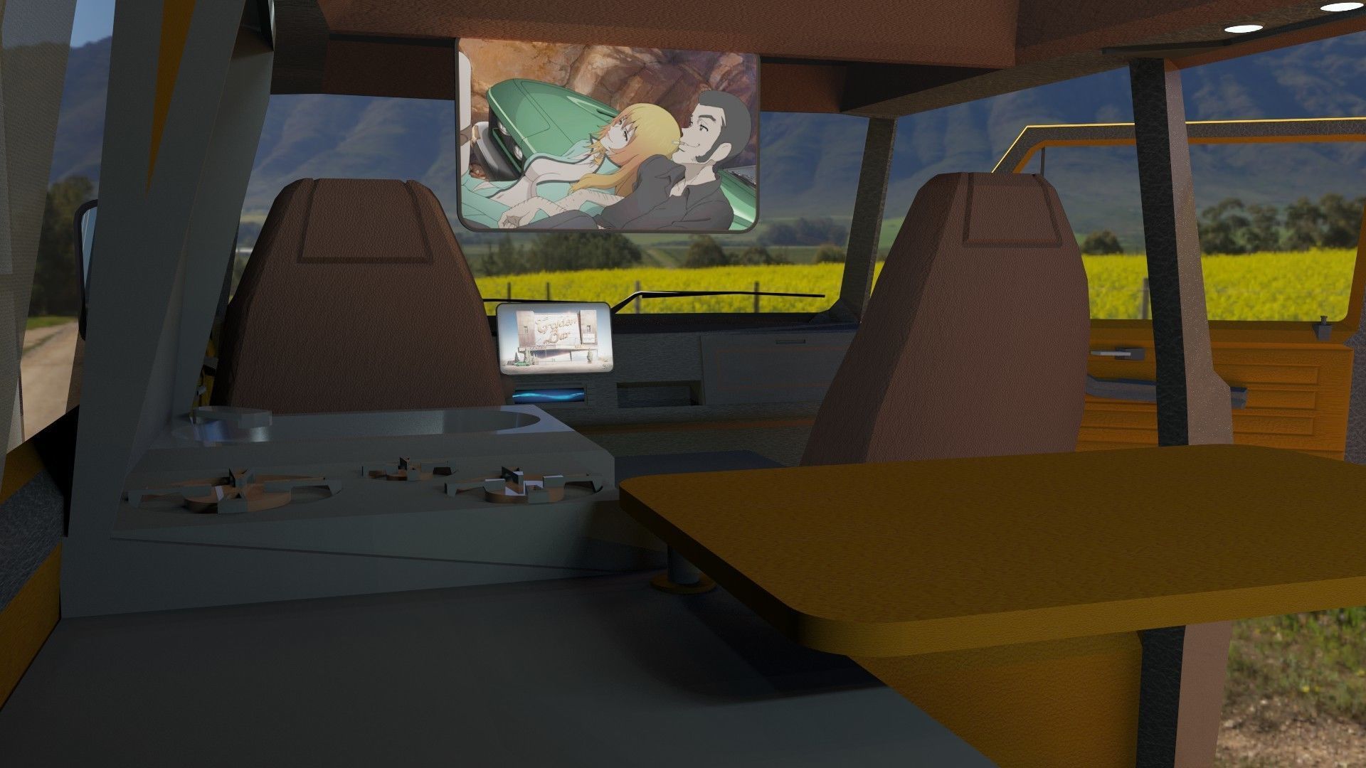 Volkswagen Transporter 3 VMHE 3D model_9