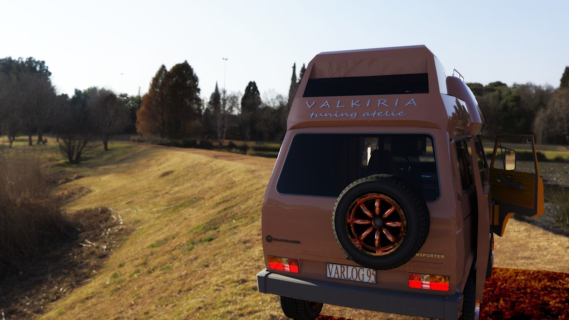 Volkswagen Transporter 3 VMHE 3D model_15