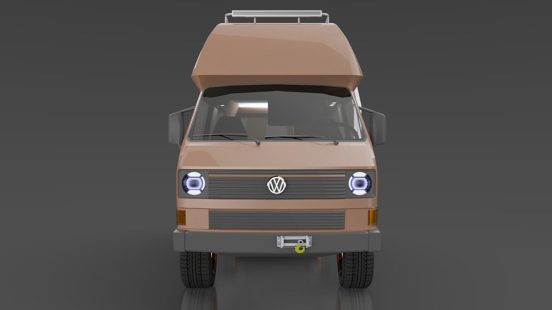 Volkswagen Transporter 3 VMHE 3D model_3