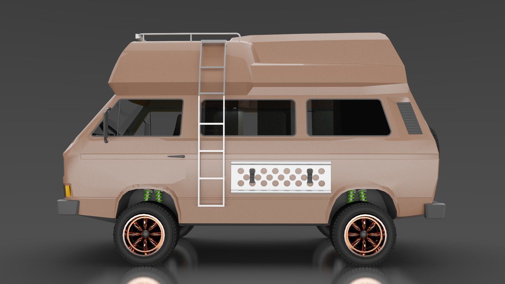 Volkswagen Transporter 3 VMHE 3D model | CGTrader