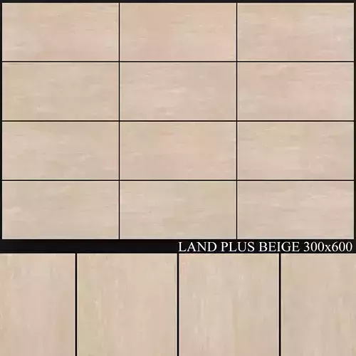 Yurtbay Seramik Land Plus Beige 300x600 3D model