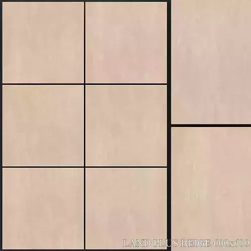 Yurtbay Seramik Land Plus Beige 600x600 3D model