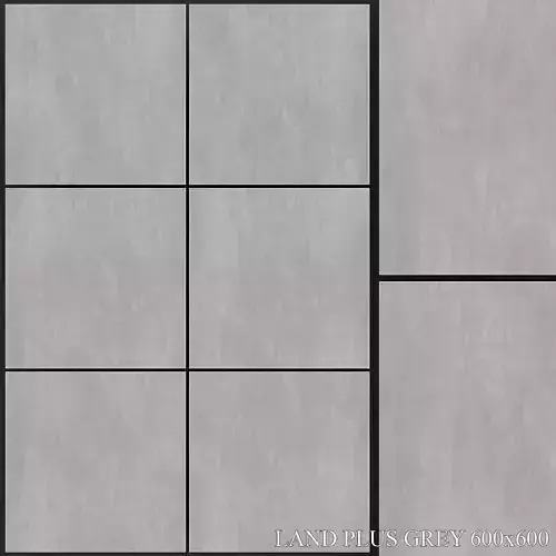Yurtbay Seramik Land Plus Grey 600x600