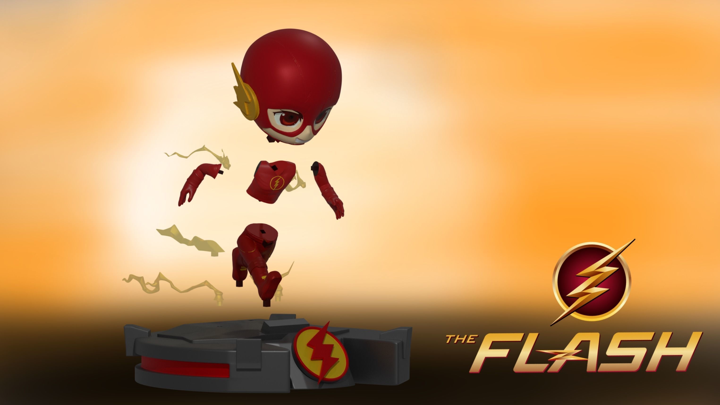 The flash chibi 3d Printables 3D print model_3