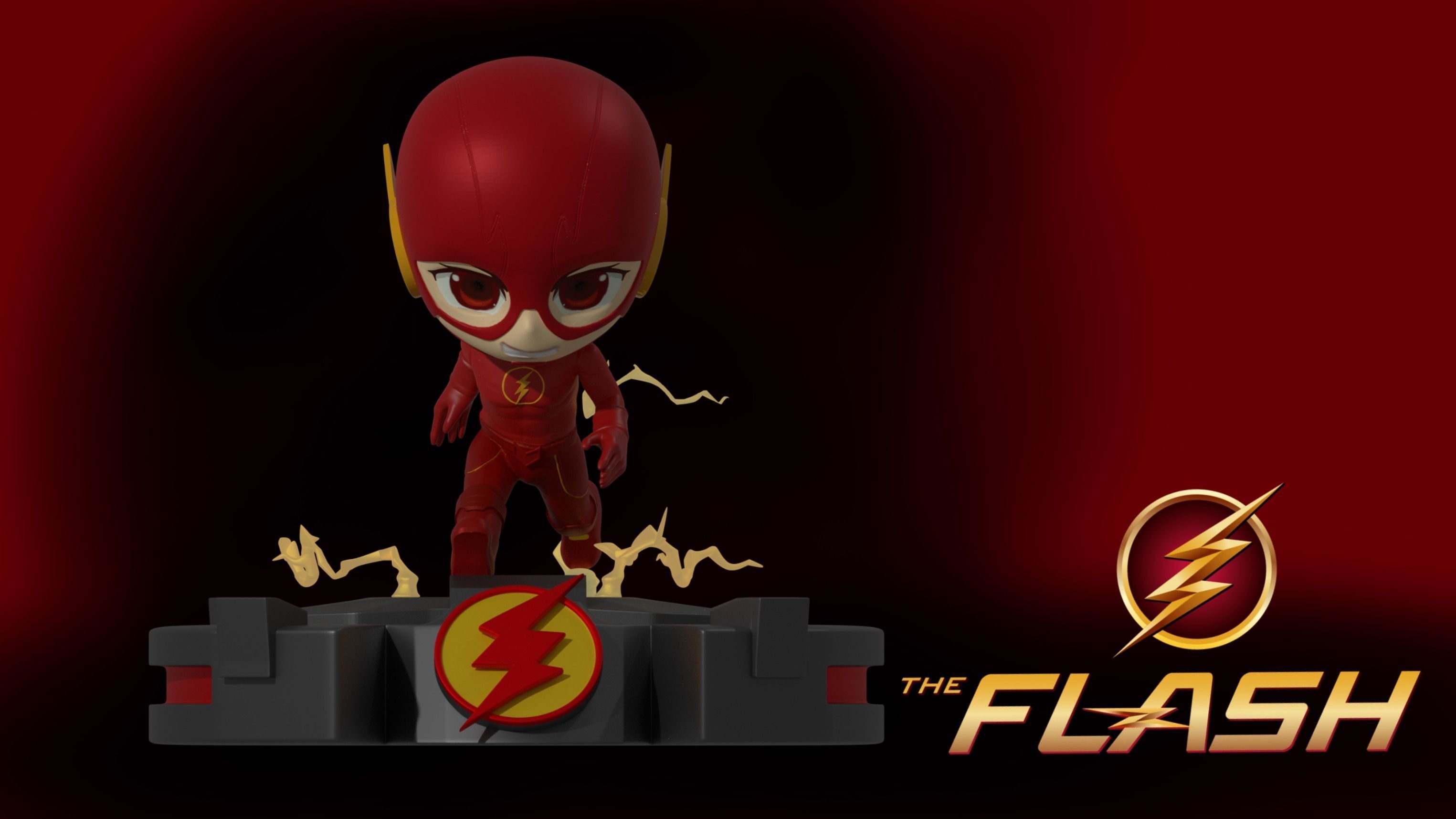 The flash chibi 3d Printables 3D print model_2