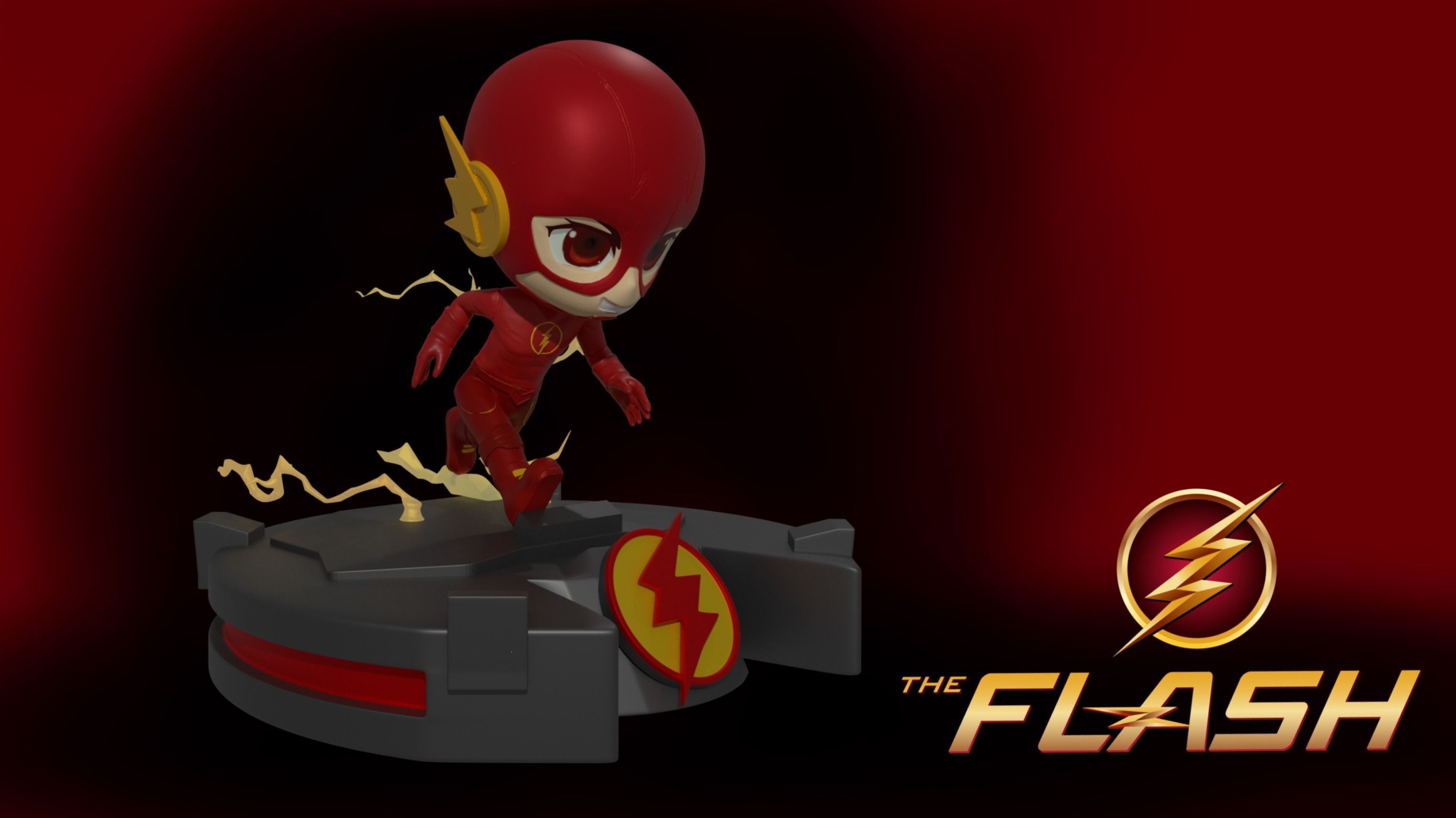 The flash chibi 3d Printables 3D print model_1