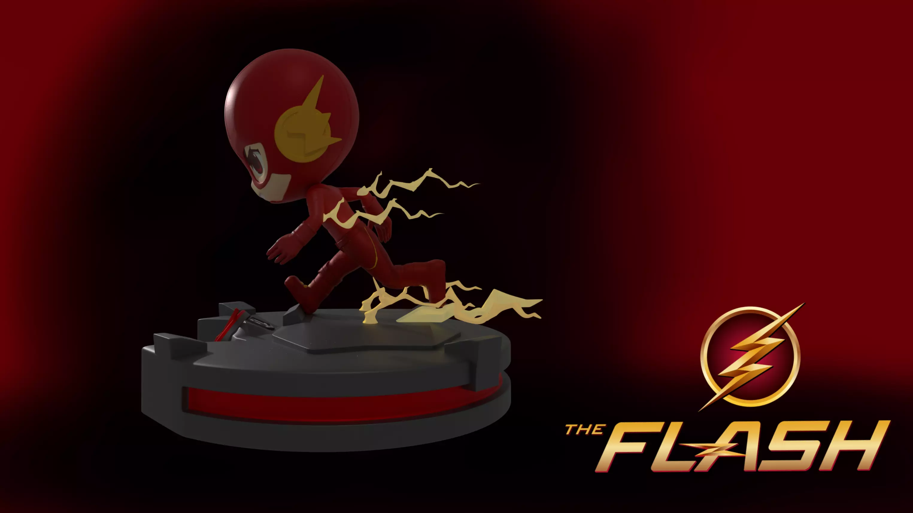 The flash chibi 3d Printables 3D print model_0