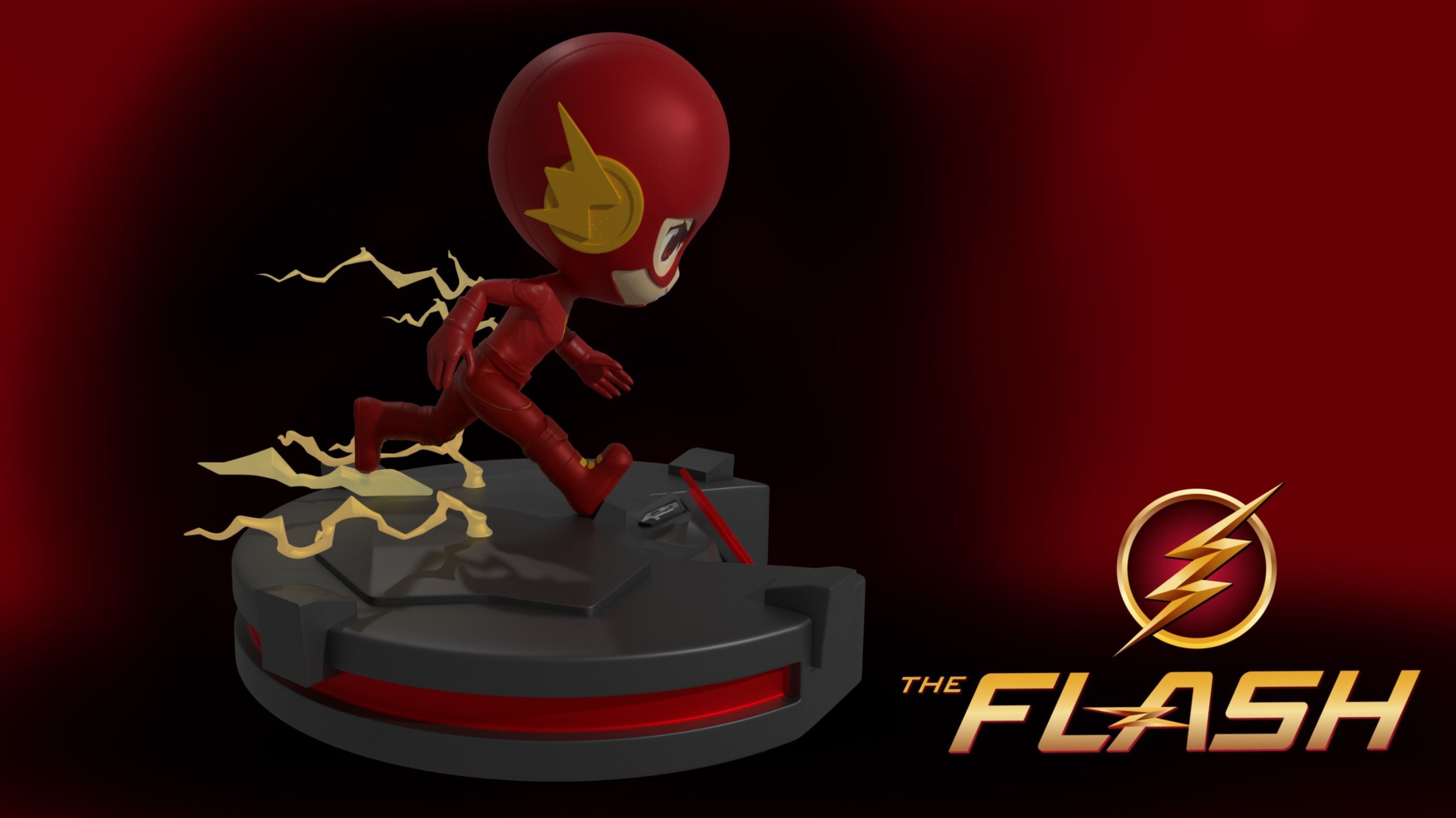 The flash chibi 3d Printables 3D print model_4