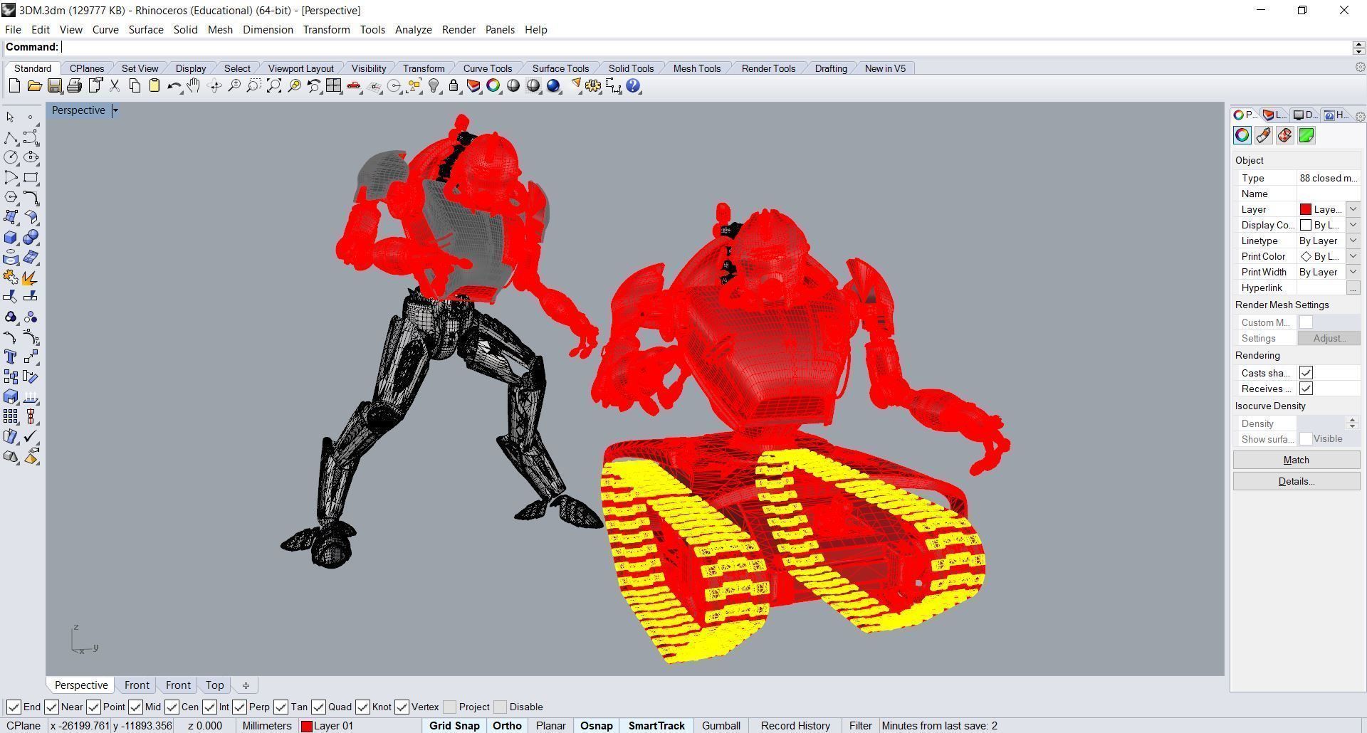 Robot N04 3D model_13