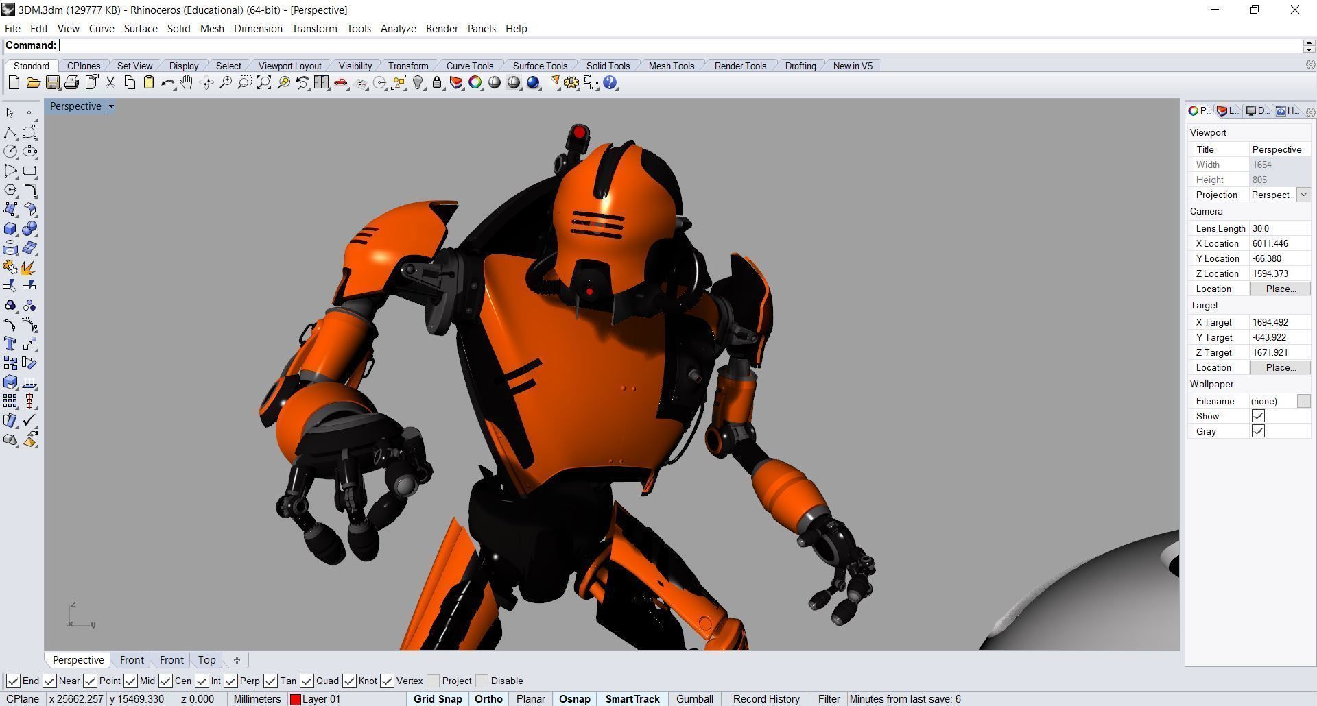 Robot N04 3D model_6