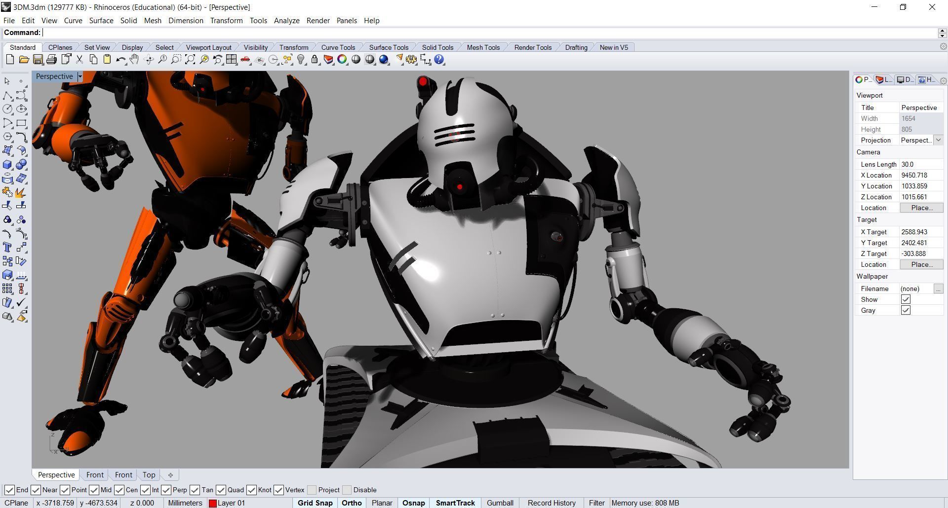 Robot N04 3D model_5