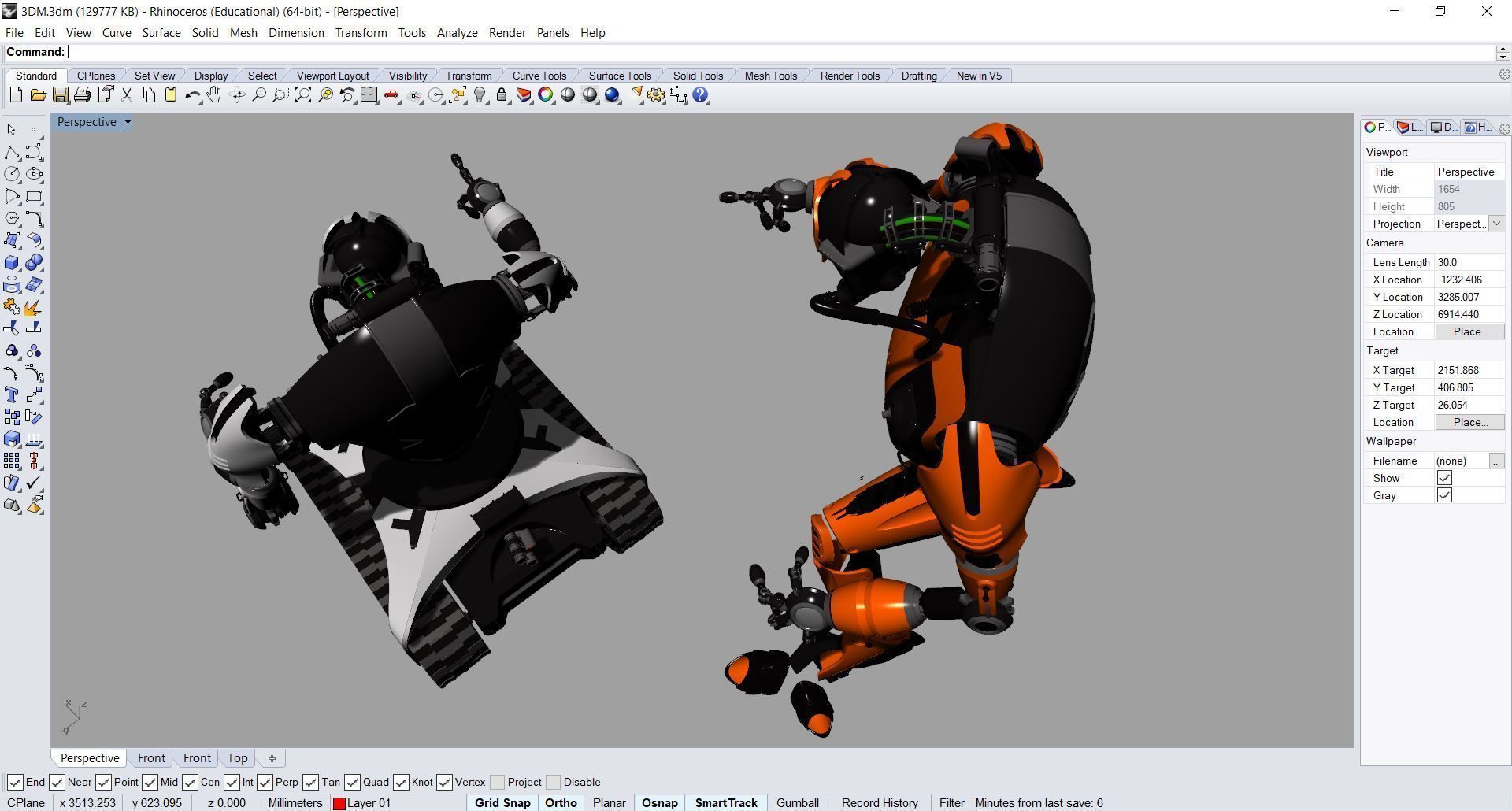 Robot N04 3D model_7