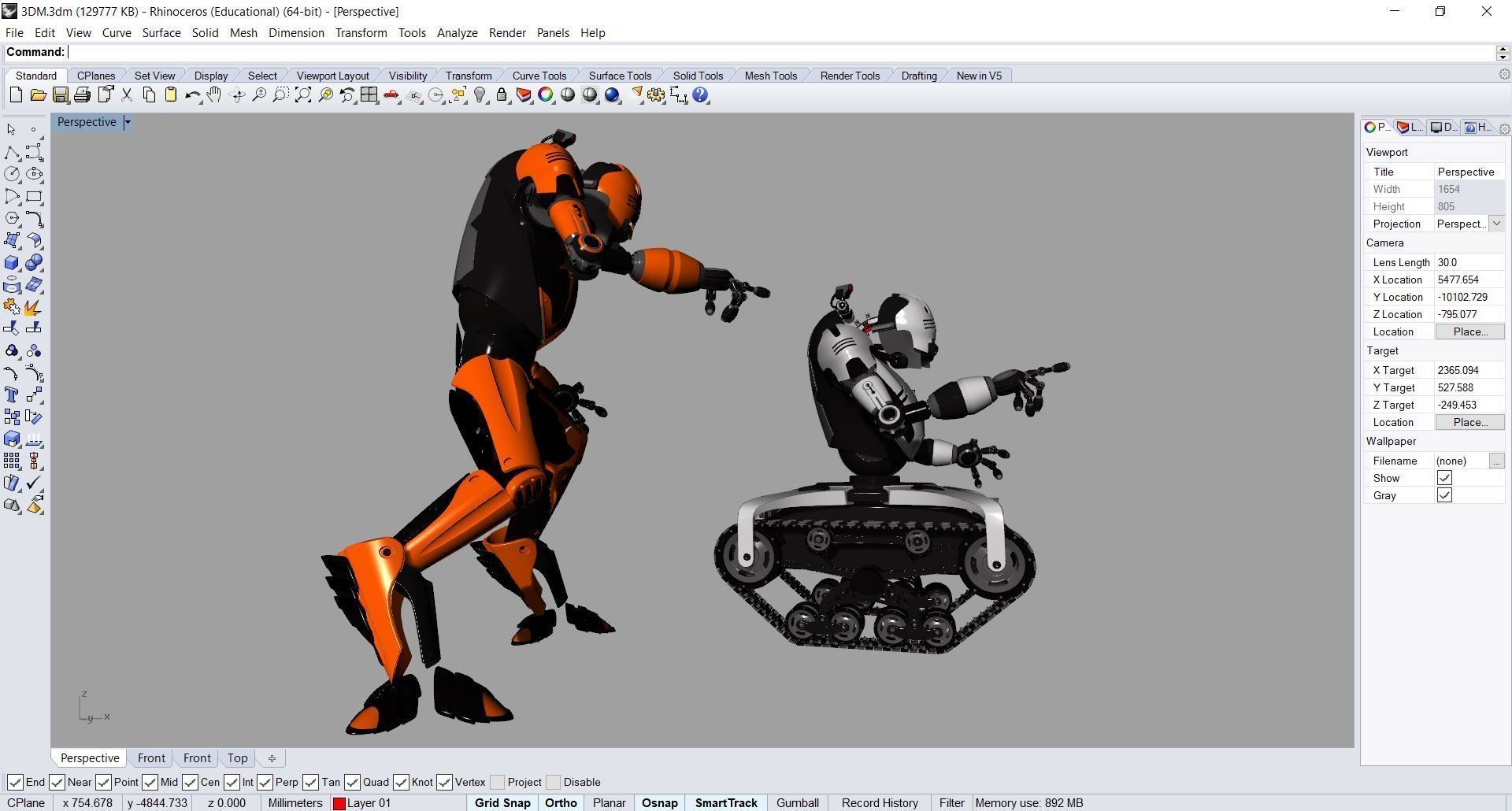 Robot N04 3D model_15